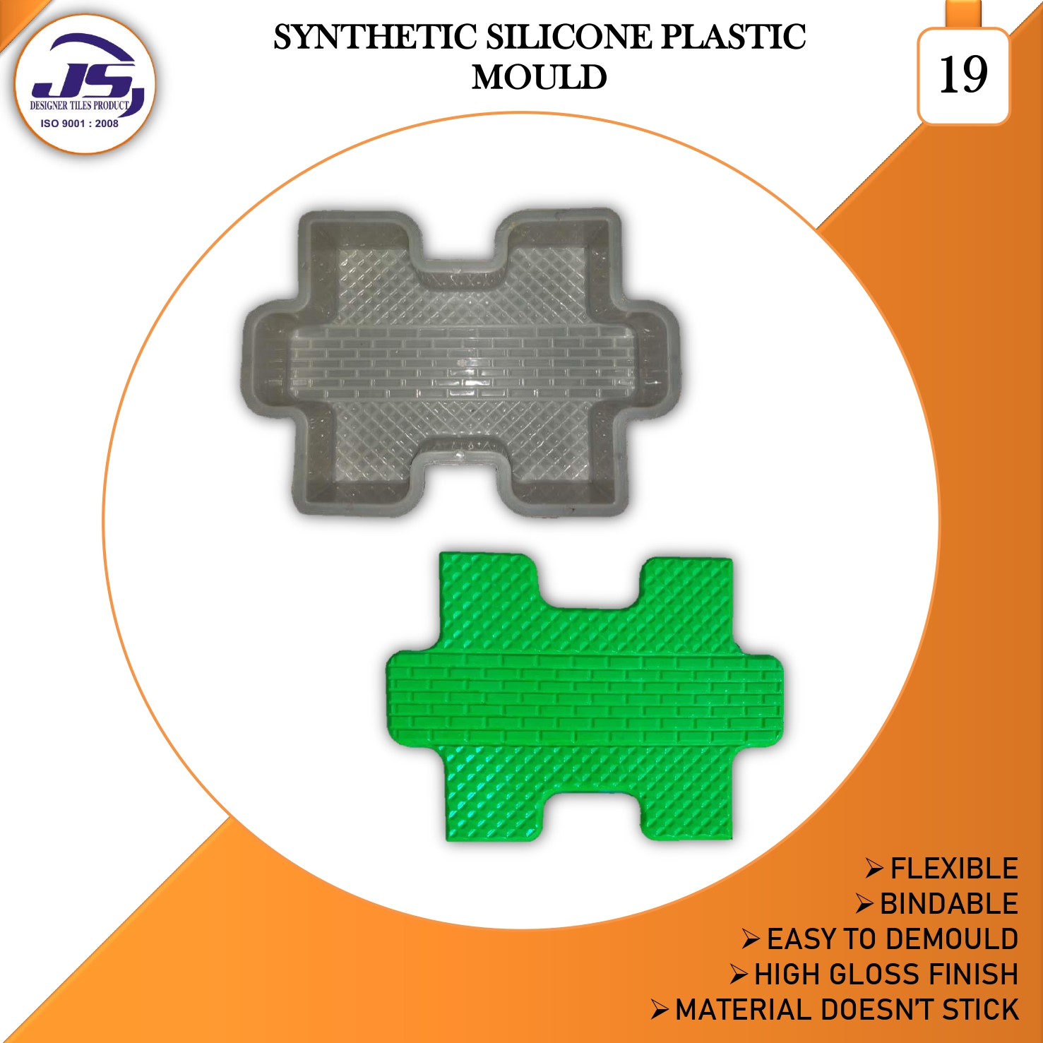 Interlock tiles mould